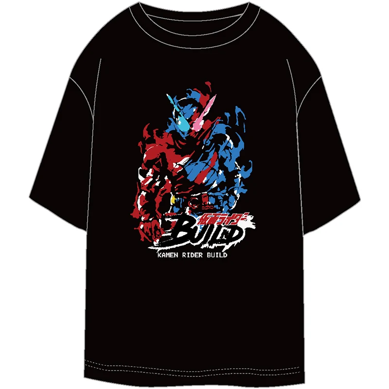 Kamen Rider Build Zi-O, летняя хлопковая футболка в японском стиле, свободная футболка, одежда для мужчин и женщин, Повседневная футболка с короткими рукавами, топы - Цвет: A
