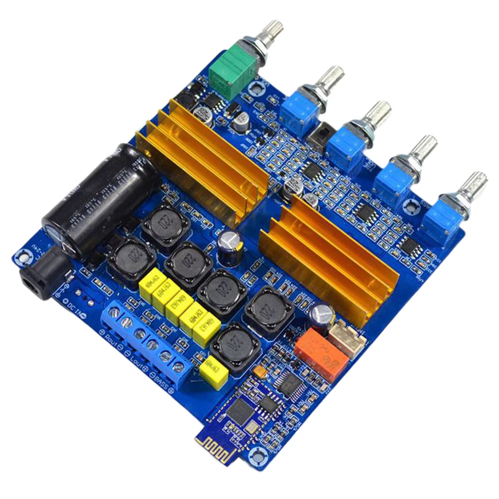TPA3116 аудио Bluetooth 5,0 Плата усилителя цифровой мощности стабильный электронный HIFI Профессиональный 2,1 канальный стерео аксессуары