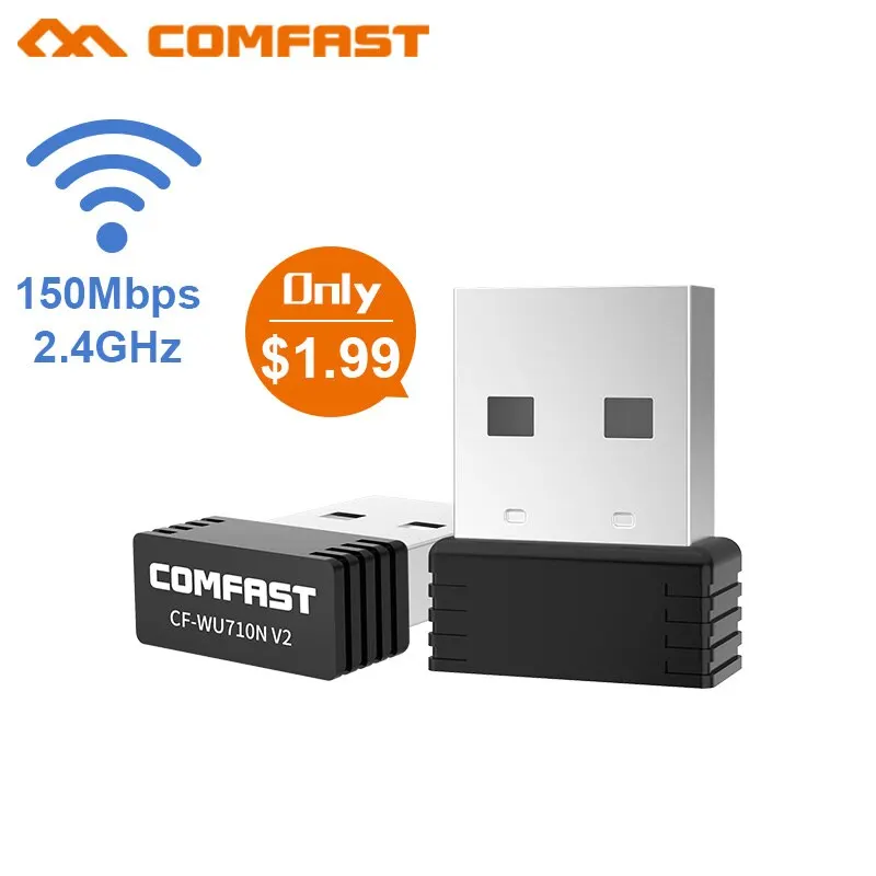 Беспроводной USB Wifi адаптер 150 Мбит/с Lan Ethernet 2 4 ГГц Wi Fi сетевая карта донгл 802.11n/g/b