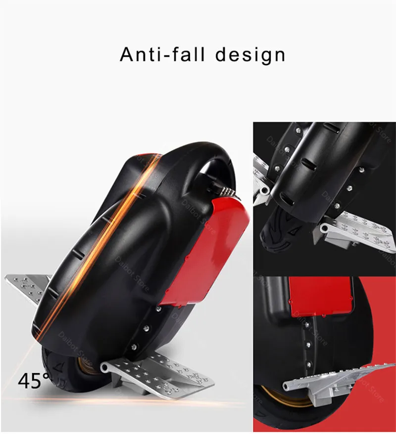 Daibot Electric Unicycle Scooter Adults One Wheel Self Balancing Scooters 350W 60V 14 Inch Monowheel Electric Skateboard (9)