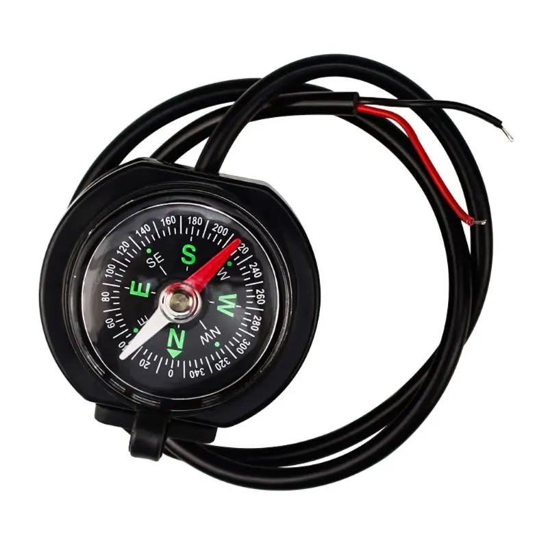 12V 24V мотоциклов Водонепроницаемый USB Зарядное устройство Мощность адаптер с компасом