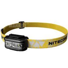 Nitecore NU17 ультра легкий налобный фонарь с зарядкой от USB белый+ CRI+ красный светодиодный водонепроницаемый налобный фонарь с батареей