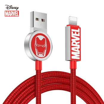 

Disney Marvel Data line Zinc alloy stereo logo is applicable for iPhone data line Type-C fast charging line