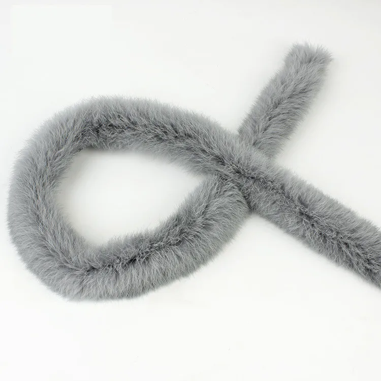 Лента аксессуары шитье мех кролика пушистая отделка ленты пуховая куртка