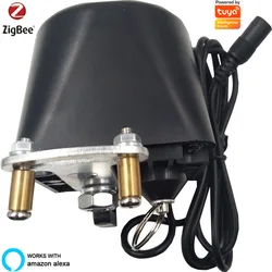 Uselink – vanne d'eau/gaz intelligente Zigbee, contrôle domotique intelligent, fonctionne avec Alexa,Google Assistant Power par tuya 