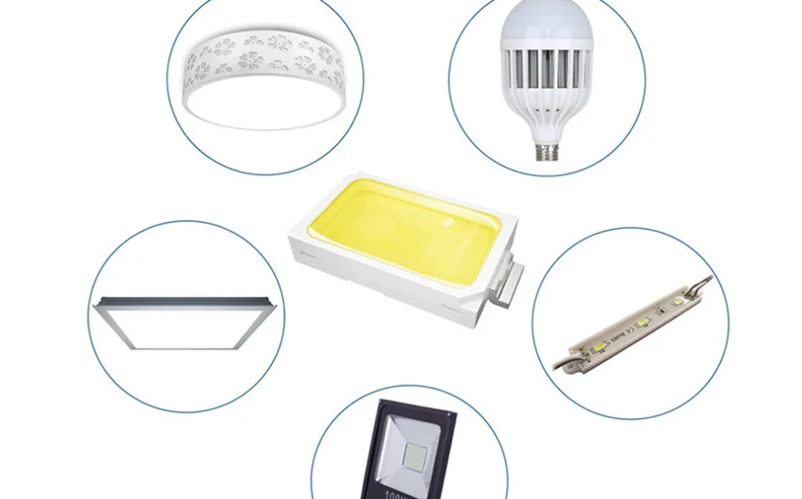 100PCS SMD LED 2835 3030 Chip 0.5W 1W 3V 6V 4000K White warm RED BLUE YELLOW PINK Ultra Bright LED Light smd Emitting Diode Lamp