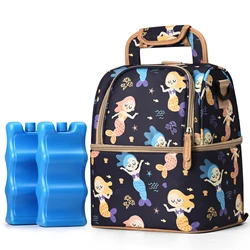 NCVI Breast Pump Backpack - Cooler and Moistureproof Bag Double Layer for Mother Outdoor Working Backpack