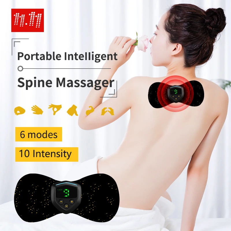 

Electronic Neck Massager Wireless EMS Muscle Stimulator Smart Digital Screen Neck Massager Back&Neck Relaxing Exerciser Builder