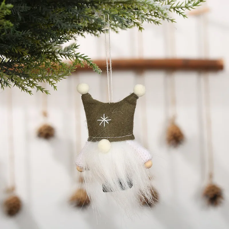 Рождественские украшения подарок Санта Клаус Снеговик елка игрушка кукла подвесные украшения Рождественские украшения для домашнего декора