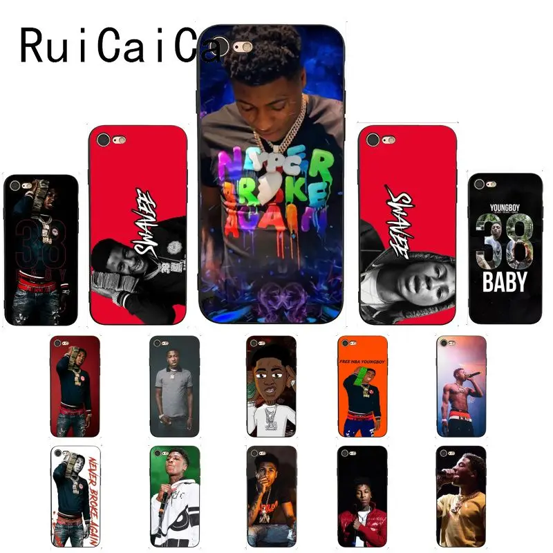 Ruicaica разбился снова Youngboy 38 Baby Rap хип хоп Музыкальный Чехол для Телефона iPhone X XS MAX 6