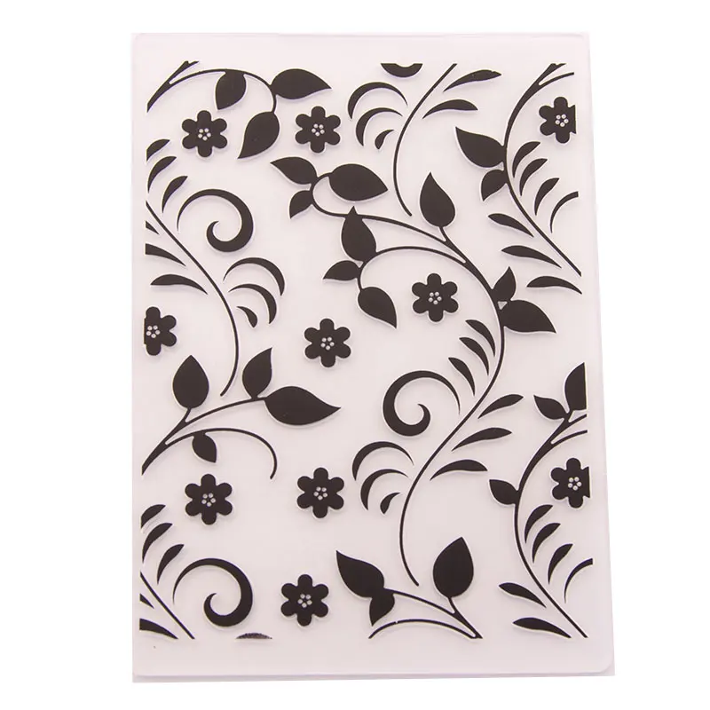 

Flower Plastic Embossing Folders Leaves Transparent Template for Scrapbooking DIY Handmade Decoration Tools Paper Cards Supplies