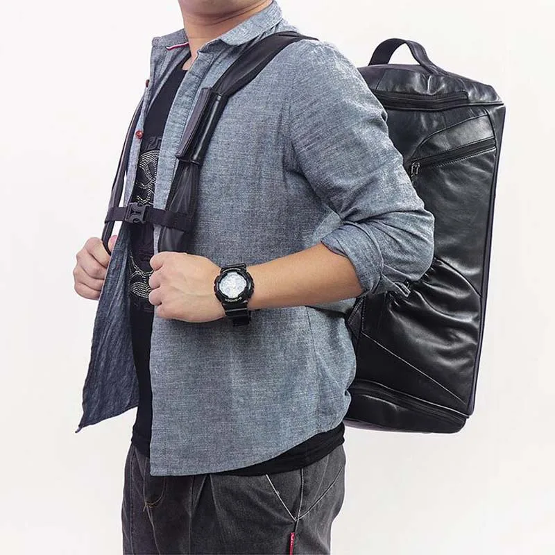 Weekender, Сумки из натуральной кожи для мужчин, сумка для путешествий, многофункциональная для обуви, Портативная сумка на плечо, мужская сумка для ноутбука