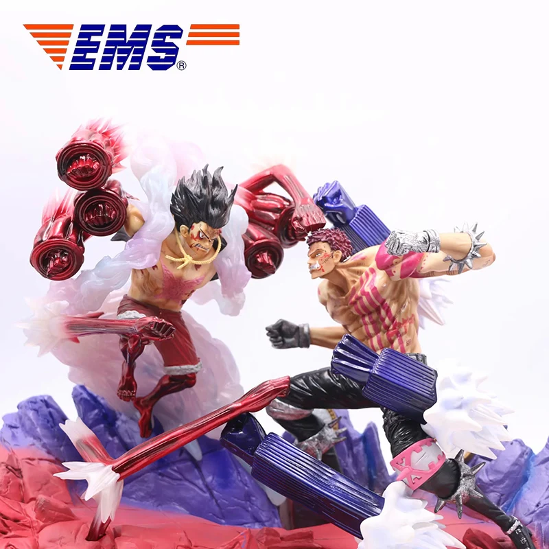 30cm One Piece Figurine Charlotte Katakuri Monkey D Luffy Katakuri Vs Luffy Action Figure Collectible Model Toy With Box Action Figures Aliexpress