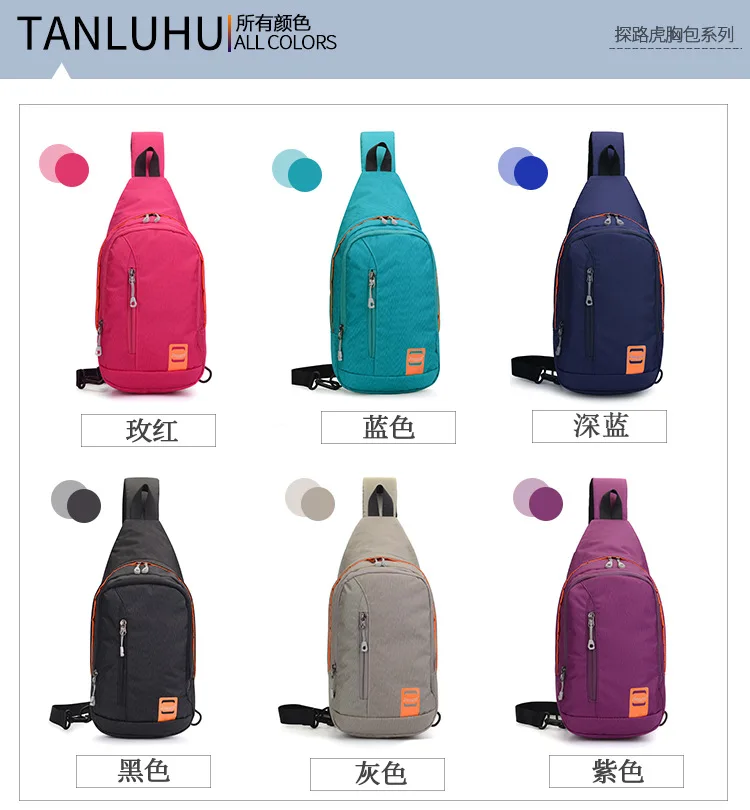 Tanluhu New Style Large-Volume Chest Bag Shoulder Bag Men And Women Outdoor Travel Bag Shoulder Bag Waterproof a Generation of F
