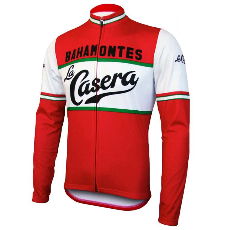 Men Cycling Jersey Summer Mtb Jersey camisa ciclismo Lycra Bike Jersey long Sleeve maillot ciclismo hombre - Цвет: Коричневый
