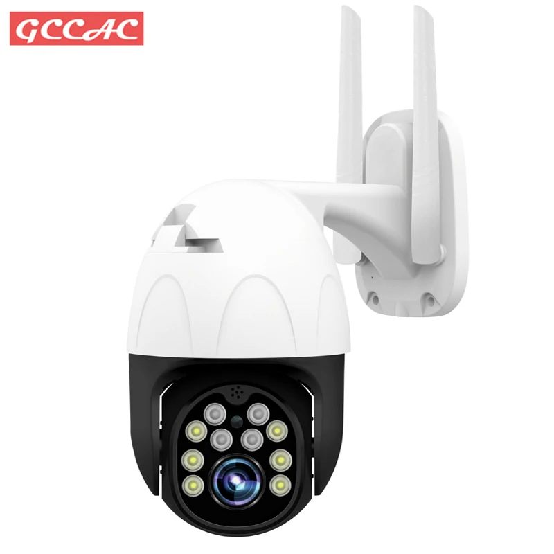 

HD 1080P Outdoor Security Surveillance WiFi Camera Two Way Audio 360 PTZ CAM Smart Motion Detection Color Night Vision IP Camera
