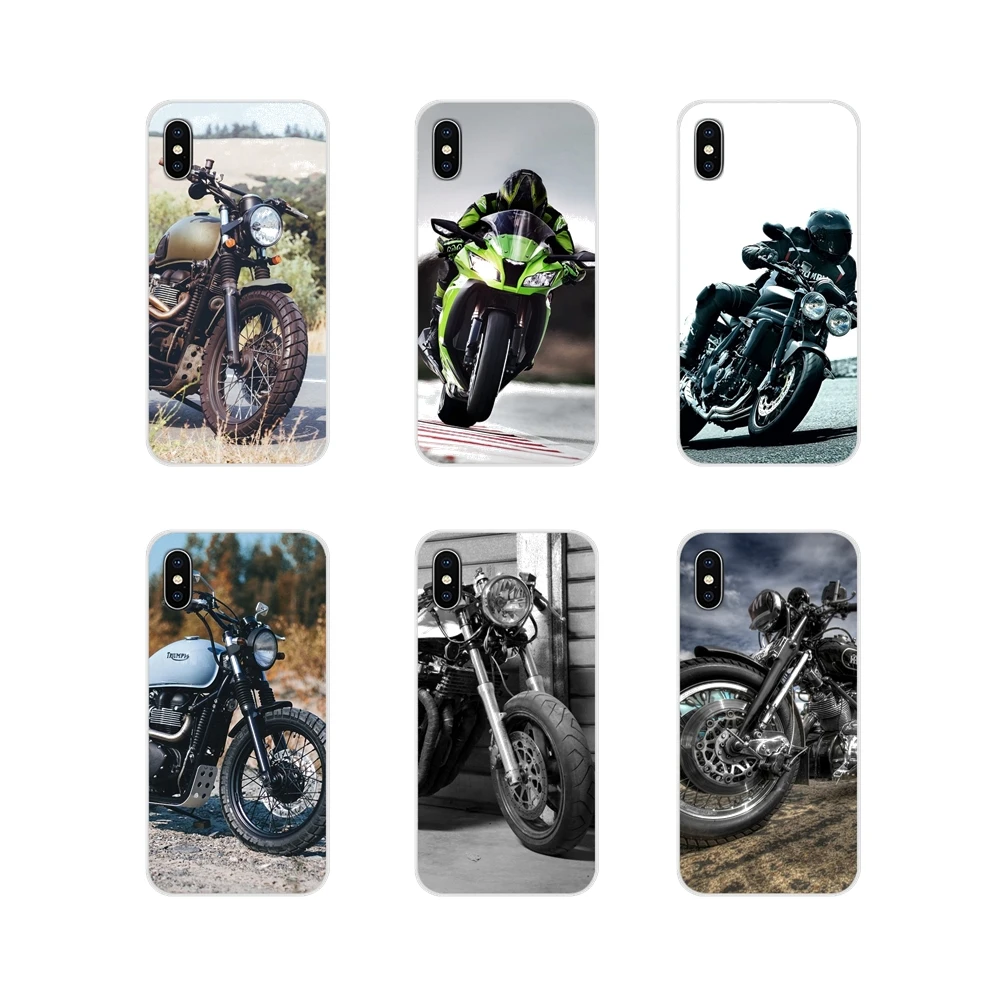 

Transparent TPU Shell Case For Samsung Galaxy J1 J2 J3 J4 J5 J6 J7 J8 Plus 2018 Prime 2015 2016 2017 Retro Motorcycle Race Motor