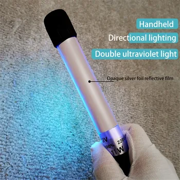 

Ultraviolet Germicidal Light T5 Tube With Fixture UVC Disinfection Sterilizer Kill Dust Mite UV quartz lamp #10