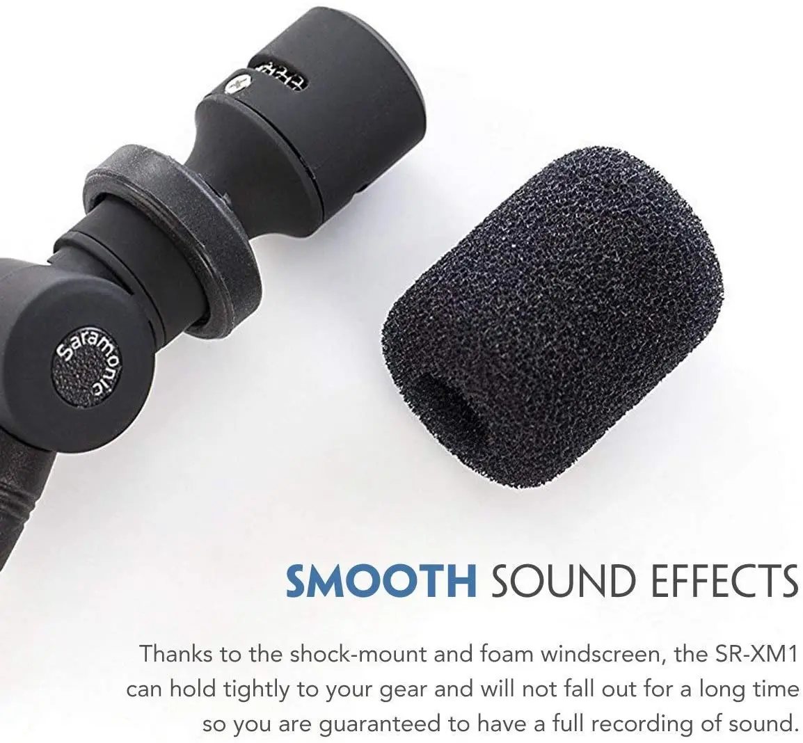 Saramonic XM1 Mini Microphone [SRXM1] : Saramonic SR-XM1 3.5mm TRS Omnidirectional Microphone