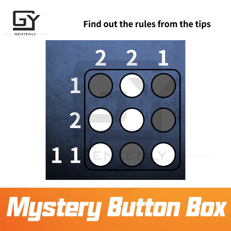 Загадка Кнопка Box escape room игра реквизит светильник кнопки вверх в некоторой логике