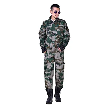 

Mans Sweat Suits Military Organic Cotton Prevent Pulling Windproof Men Camouflage 2 Piece Sets Plus Size Tracksuits for Training