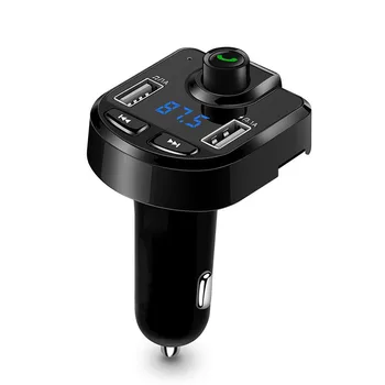 

2019 Mp3 Bluetooth Car Kit Hands-Free Calling Music Player FM Transmitter Radio Adapter Dual USB Charger