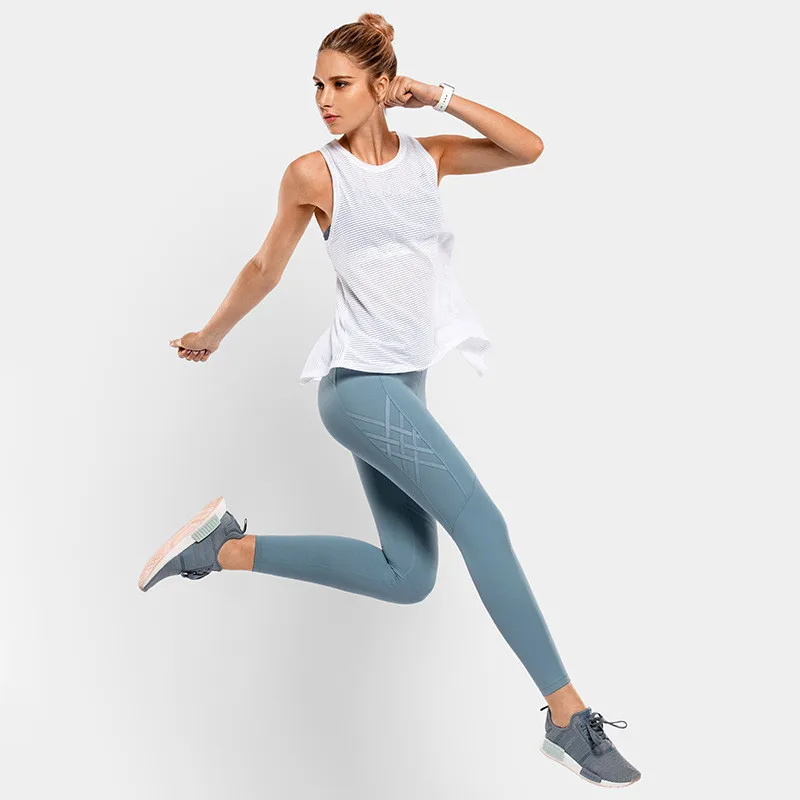 Women Running Vest Summer Yoga Top Quick-Drying