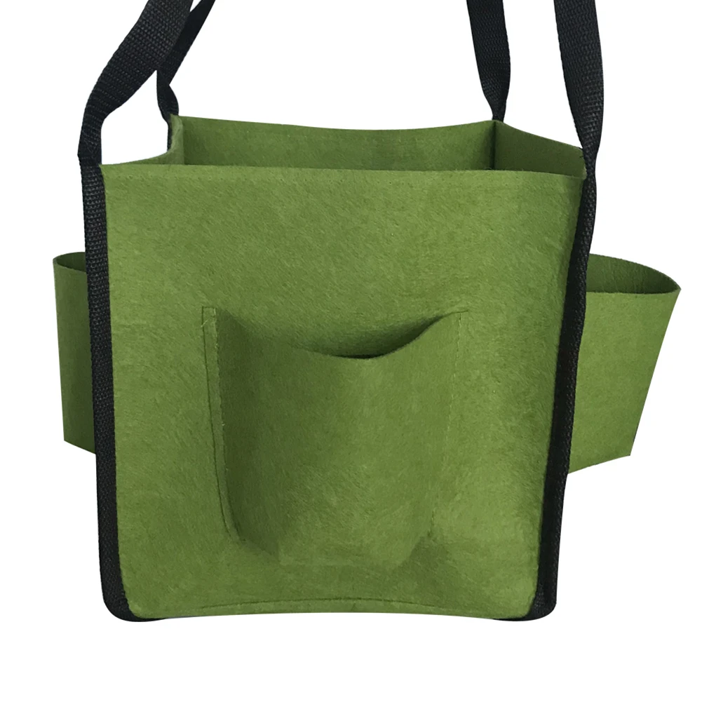 Green 25x25 x31cm Садовая подвесная сумка для выращивания растений, цветов, трав, сумки для растений, оконные сумки, Экологичная сумка для выращивания растений - Цвет: Green 25x25 x31cm