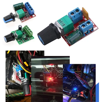 

Mini DC-DC 4.5V-35V 5A 90W PWM DC Motor Speed Controller Module Speed Regulator Control Adjust Adjustable Board Switch 12V 24V