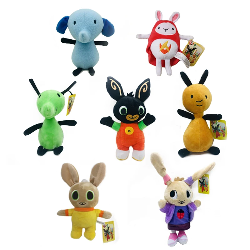 Bing Bunny Плюшевые игрушки кукла Bing Sula Flop слон Hoppity Voosh Pando мягкие игрушки подарки для детей