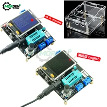 LCD GM328A GM328 Tester próbnik elektroniczny dioda pojemność napięcie DC 6.8-12V miernik częstotliwości PWM kwadratowa fala sygnał Gener lutowanie