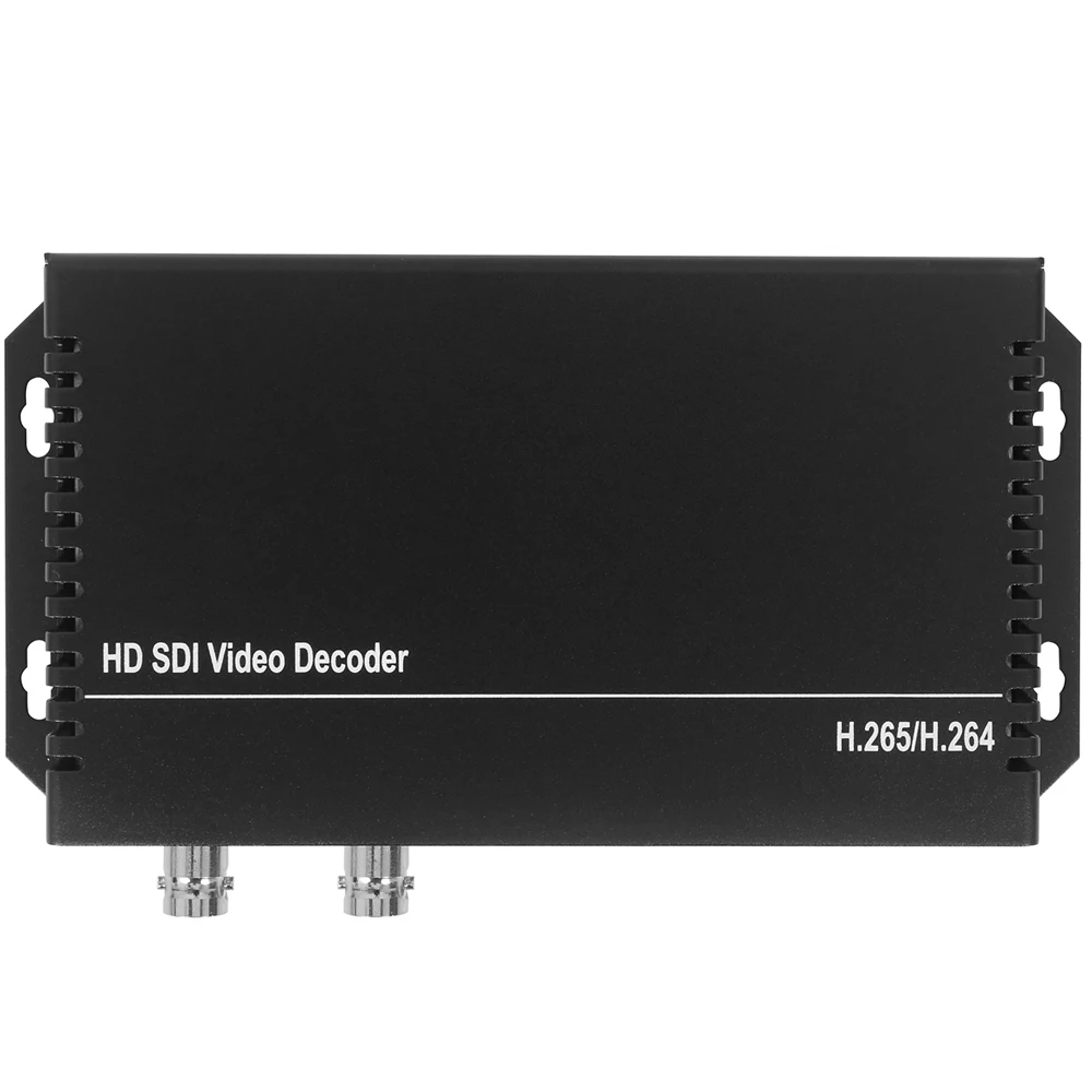  Hd 3G Sdi Decoder Ip Streaming per La HD-SDI 3G-SDI Video Audio Decoder H.265 H.264 Udp Rtmp Rtsp H