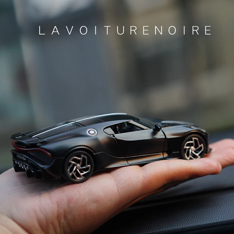 1:32 Bugatti La Voiture Noire Modèle de voiture Moulage sous pression en  métal et jouet Jouets de voiture en alliage Jouets de voiture Global  Limited Edition Enfants Garçons Jouets