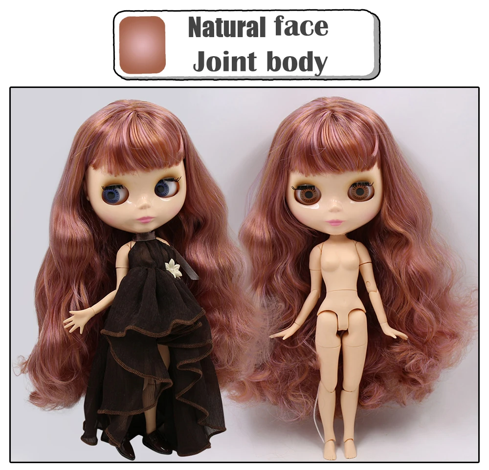 ICY Blyth Кукла № 2 глянцевое лицо натуральная кожа суставное тело 1/6 BJD Специальная цена 1/4 BJD, Pullip, Jerryberry, Licca игрушка подарок
