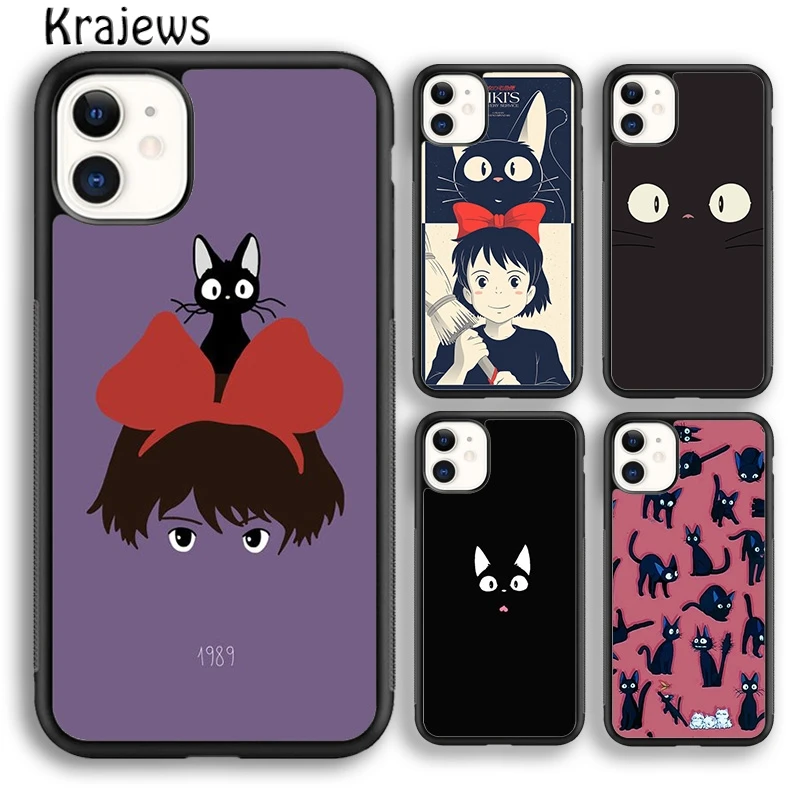Чехол для телефона с изображением кошки из аниме краиуда Тоторо Jiji iPhone 5s 6s 7 8 plus X XR