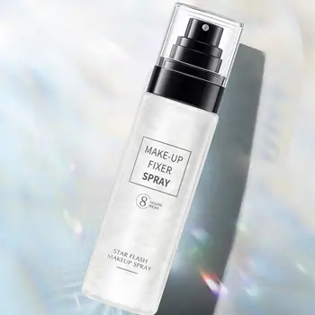 

100ml Quicksand Setting Spray Matte Face Foundation Cosmetic Lasting Setting Oil Control Star Moisturizing Waterproof Galax M3S1
