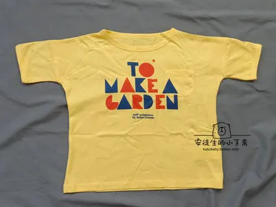 Футболка для маленьких девочек и мальчиков; летняя брендовая одежда для малышей; BC; детская оранжевая модная футболка с вишневым принтом; Детские хлопковые топы; футболки - Цвет: as picture