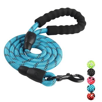 

Pet Dog Traction Rope Reflective Nylon Traction Rope with Round Rope, Medium and Large Dog Traction Rope Dog Collar