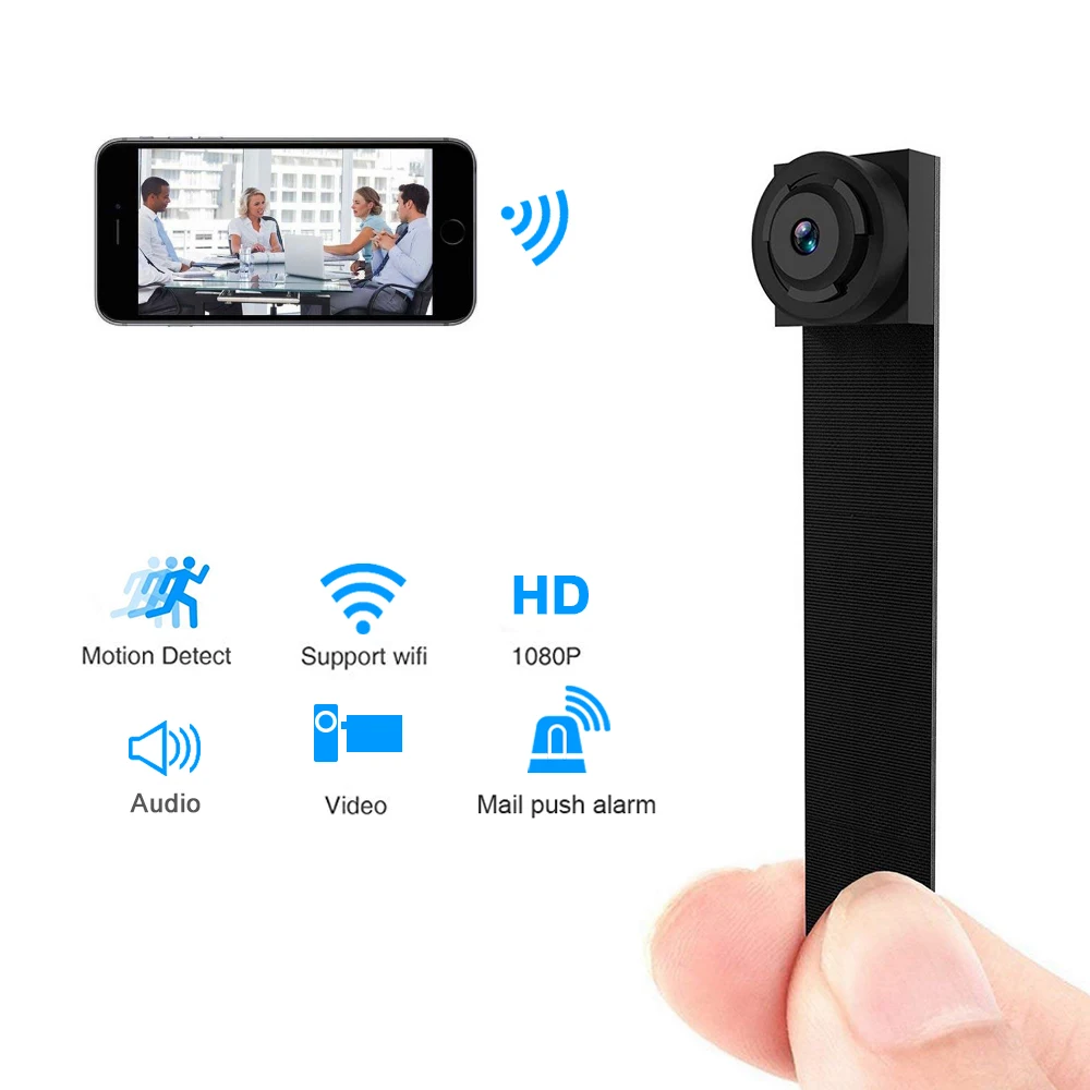 Mini Wifi Camera Remote Control HD1080P P2P micro camera wi fi  Mini Small Cameras Mini Camera IP Camera Wifi Support TF card