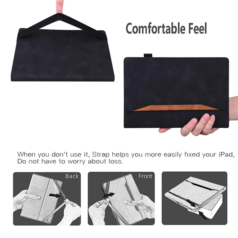 Case For Samusng Galaxy Tab A7 Lite 8.7 2021 SM-T220 SM-T225 Leather TPU Cover Folio Book Cover For Tab A7 Case 10.4 SM-T500_voghion.com