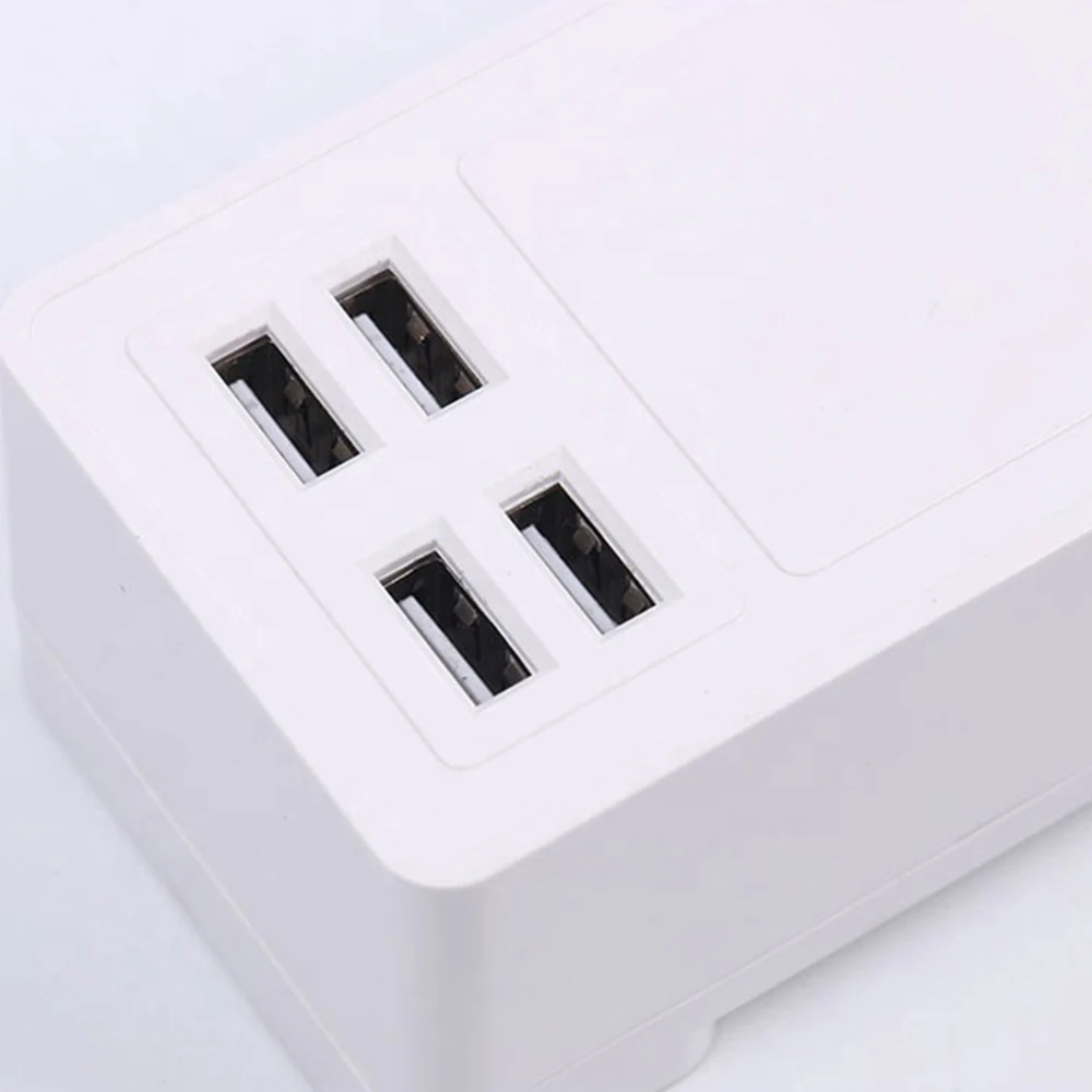 Умная Wi-Fi сетевая лента для розеток, защита от перенапряжения, несколько usb-розеток с удлинителем ЕС, индивидуальный пульт дистанционного управления для Alexa Google Home