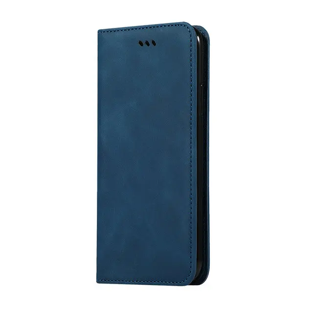 Для Oneplus 7T Pro Чехол для телефона откидная крышка Роскошный Твердый кожаный Слот для карт для Funda Oneplus 7T чехол One Plus 7 7T Pro T7 кошелек - Цвет: Синий