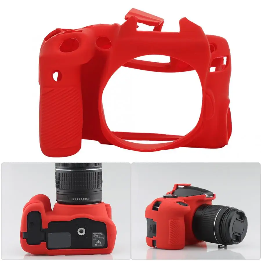 Защитный силиконовый чехол для камеры Canon 77D, моющийся протектор для цифровой камеры