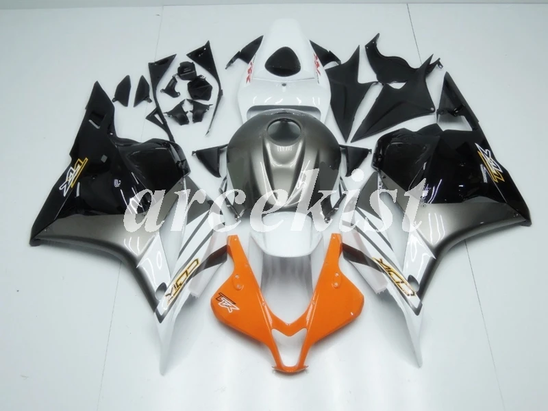 4 подарки литья под давлением ABS Полный обтекатели Подходит для HONDA CBR600RR F5 2009 2010 2011 2012 09 10 11 12 набор кузова серый серебристый