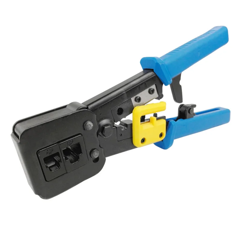 Сетевые инструменты EZ RJ45 обжимной инструмент для кабелей для зачистки RJ12 cat5 cat6 Зажимные клещи Щипцы Зажим клипер многофункциональный набор