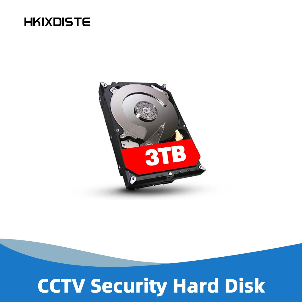 Жесткий диск HKIXDISTE 3 5 дюйма SATAIII ТБ HDD 64 Мб 7200 об/мин для системы видеонаблюдения DVR