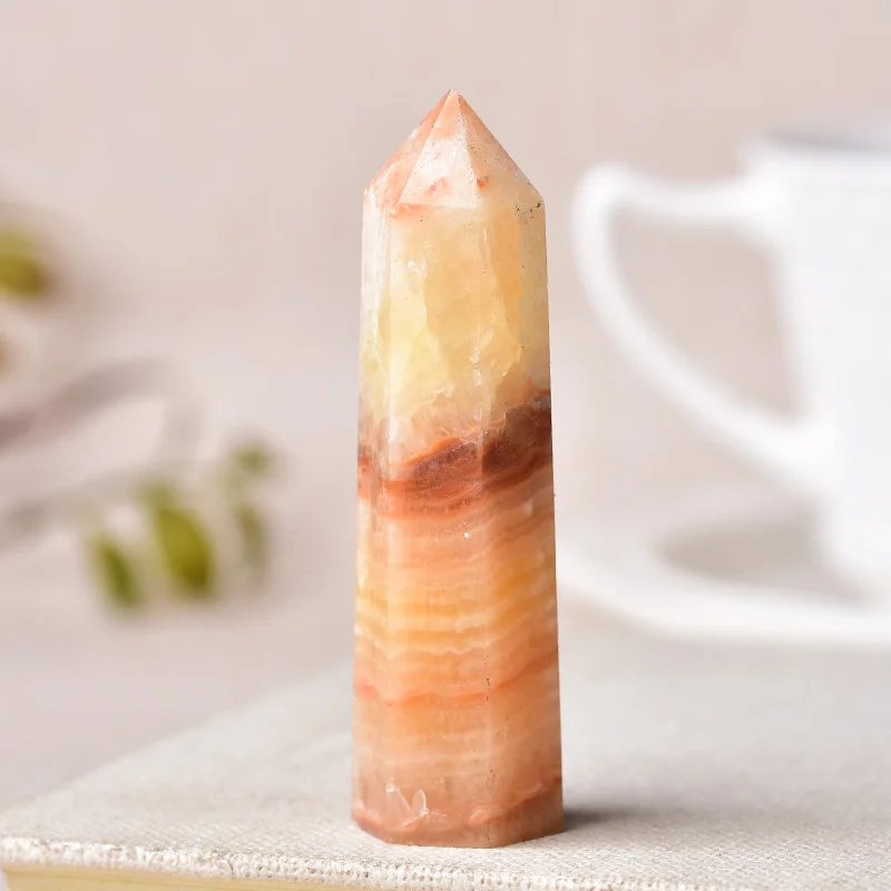 Natural Healing Crystal Point Wand Set – 36 Vibrant Colors of Polished Stone Towers for Energy, Meditation, and Home Décor