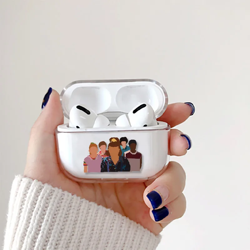 Чехол для наушников Stranger Things Eleven для Apple iPhone, зарядная коробка для AirPods Pro, жесткий прозрачный защитный чехол, аксессуары