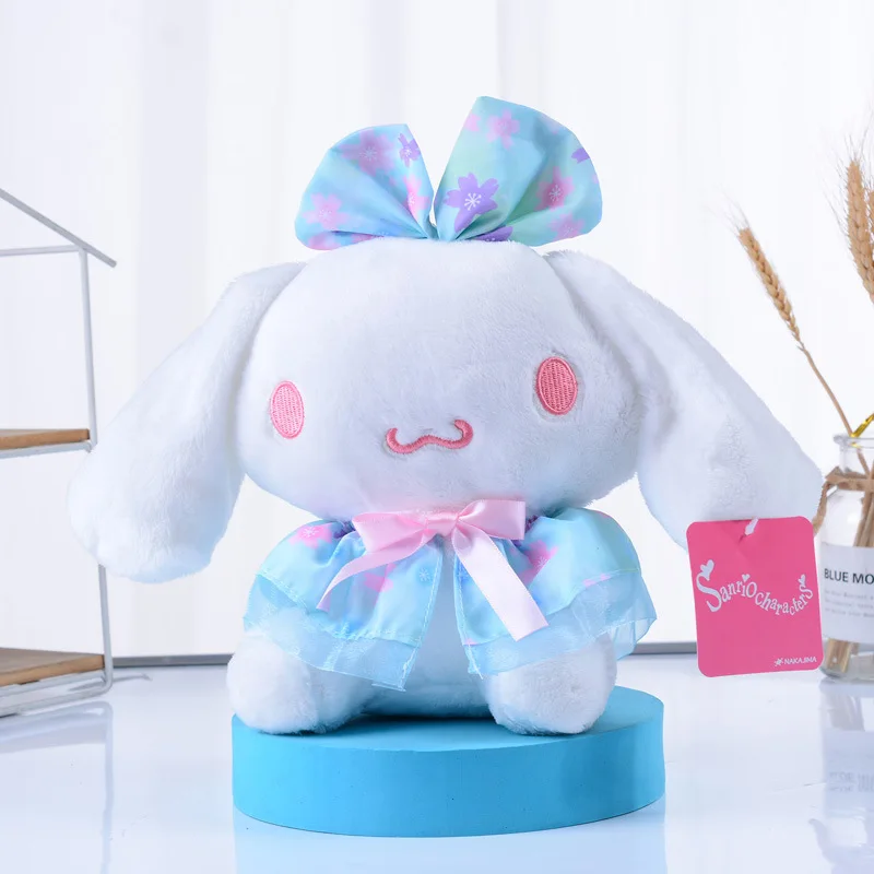 Anime Plush Toy Cinnamoroll Big Ears Plush Doll 20cm Stuffed Toy Girls Cute Gift 