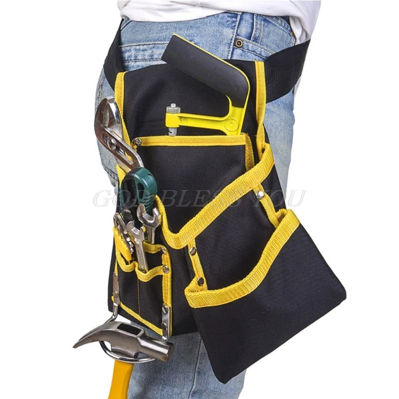 Multi-functional Electrician Tool Bag Waist Pouch Belt Storage Holder Organizer Electricians Tool Pouch Kit Bag Drop Shipping tool pouch